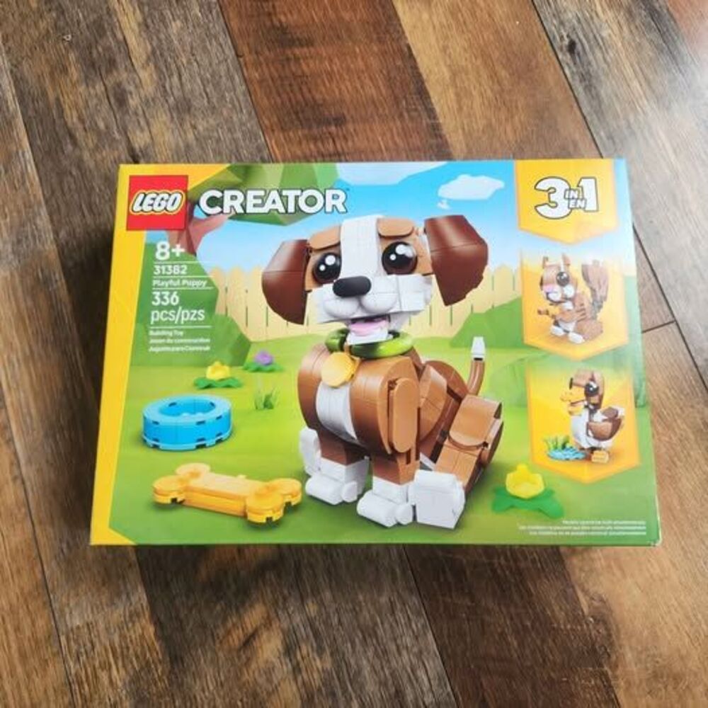 LEGO Creator 31382 Playful Puppy 3 in 1 Building Toy NEW in Box Duck Squirrel